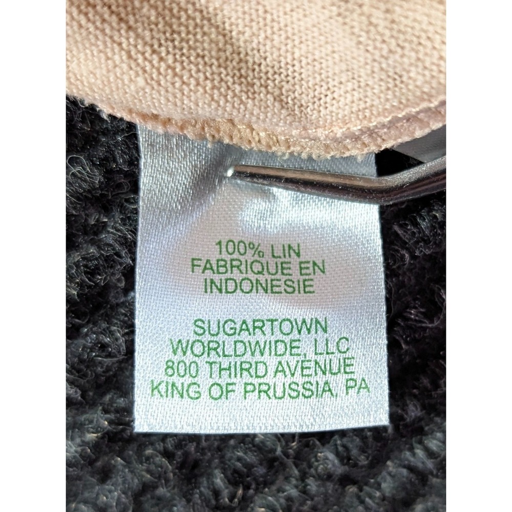 Lilly Pulitzer Tank Top Womens Large Gold Metallic Ruffle Neck Summer Blouse - Picture 7 of 12